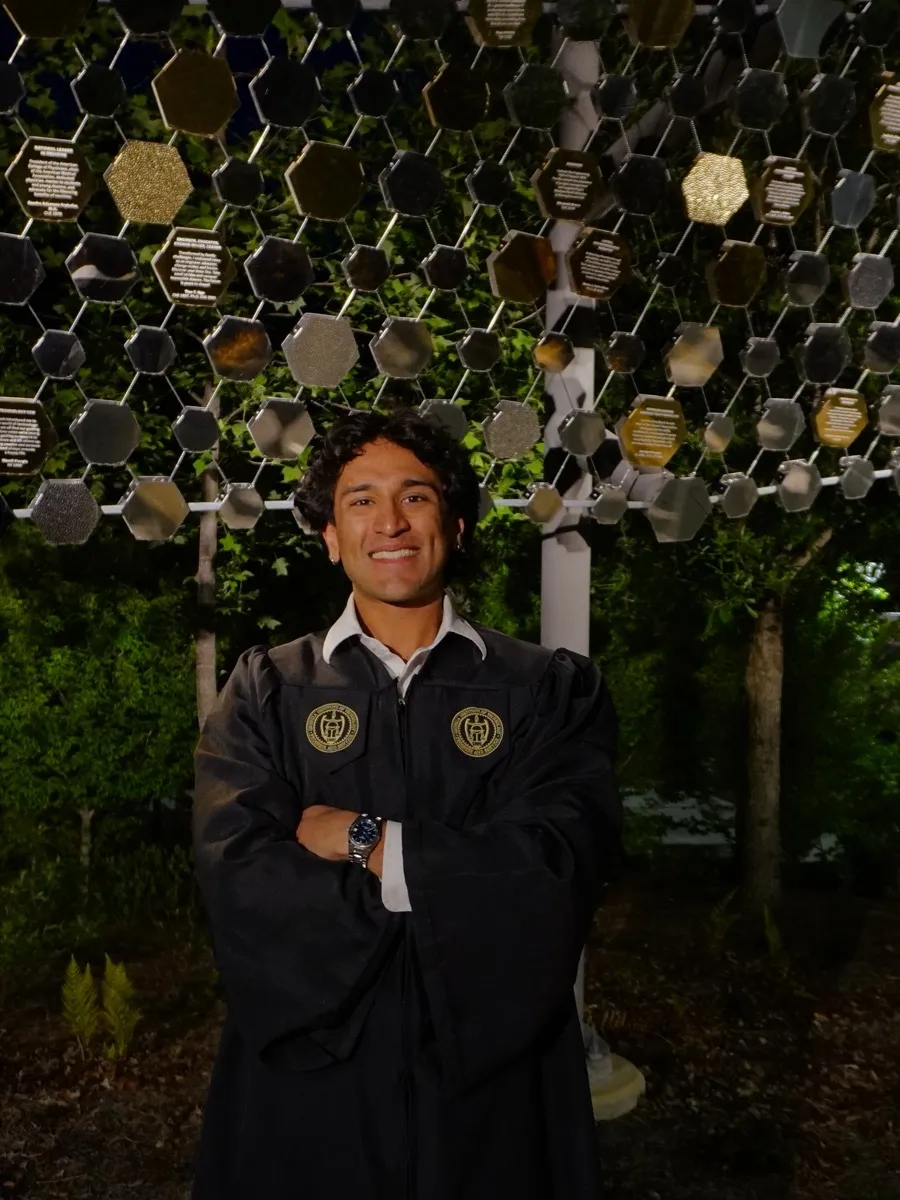 Amish Jariwala at Georgia Tech commencement